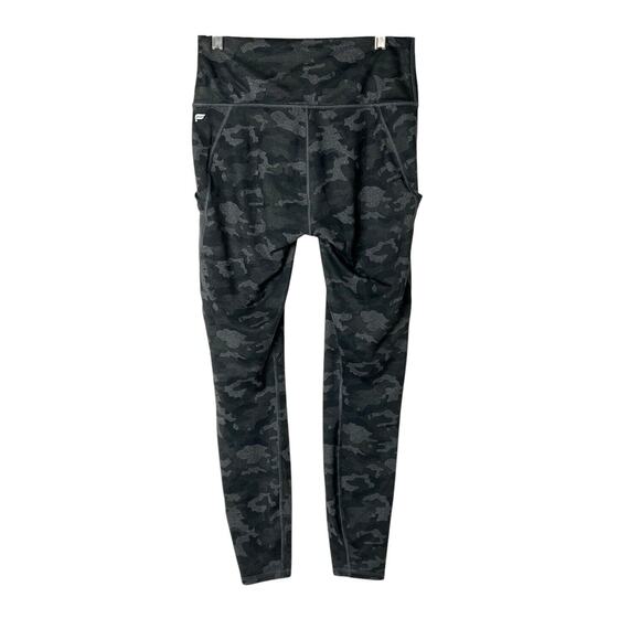 Fabletics Powerhold Leggings High Waist Women M Athleisure Charcoal Camo Pockets - Picture 7 of 9